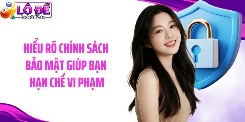 Hiểu rõ chính sách bảo mật giúp bạn hạn chế vi phạm